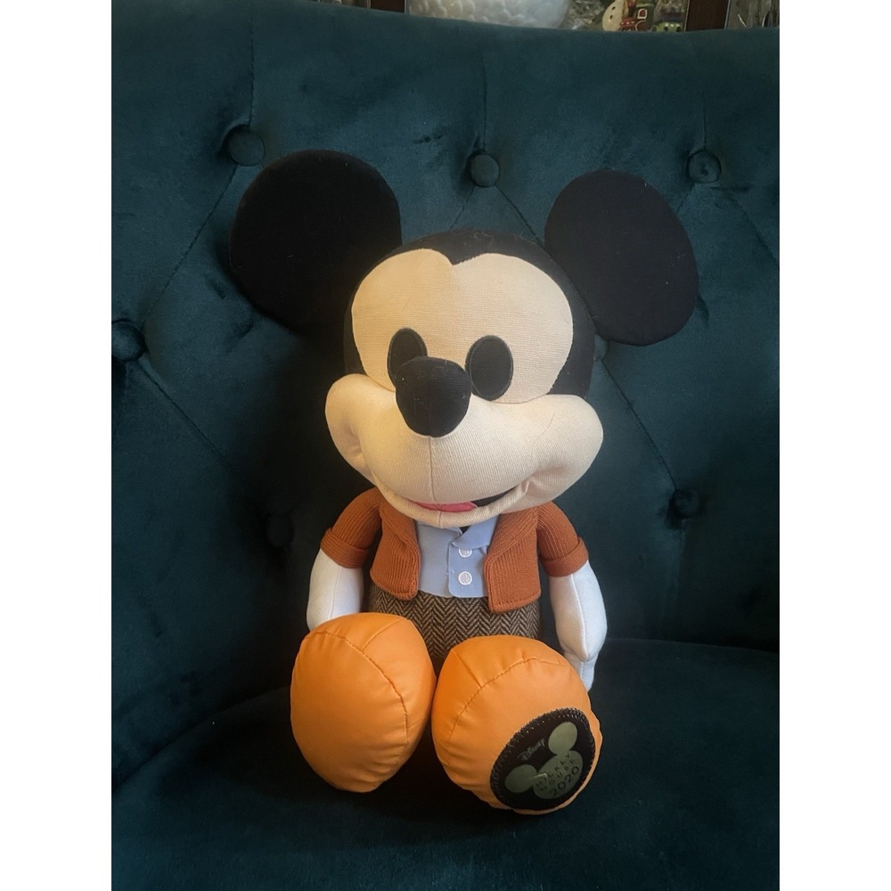 Disney Year of the Mouse Collector Plush A Man and His Mouse Mickey